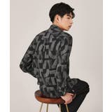 【Made in JAPAN】スライドパズル柄 シャツ | TAKEO KIKUCHI | 詳細画像15 
