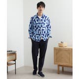 【Made in JAPAN】スライドパズル柄 シャツ | TAKEO KIKUCHI | 詳細画像20 