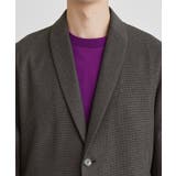 【尾州織】後染め ドビーメッシュ ショール羽織り | TAKEO KIKUCHI | 詳細画像5 