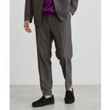 【尾州織】後染め ドビーメッシュ イージーパンツ | TAKEO KIKUCHI | 詳細画像18 