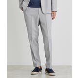 グレー(012) | 【尾州織】後染め ドビーメッシュ イージーパンツ | TAKEO KIKUCHI