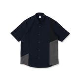 サイド切り替え 半袖シャツ | TAKEO KIKUCHI | 詳細画像1 