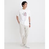 モザイクロゴ ポンチTシャツ | TAKEO KIKUCHI | 詳細画像10 