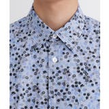 ストライプ小花プリント 半袖シャツ | TAKEO KIKUCHI | 詳細画像5 