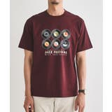 レコードプリント 天竺 Tシャツ | TAKEO KIKUCHI | 詳細画像2 