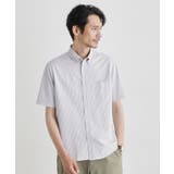 グレー(312) | 【COOL CITY WEAR】ストライプジャージ | TAKEO KIKUCHI