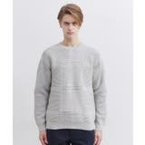 畦編みチェック プルオーバーニット | TAKEO KIKUCHI | 詳細画像4 