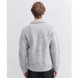 畦編みチェック ニットカーディガン | TAKEO KIKUCHI | 詳細画像6 