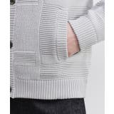 畦編みチェック ニットカーディガン | TAKEO KIKUCHI | 詳細画像9 