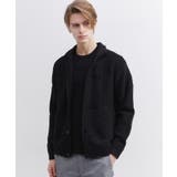 畦編みチェック ニットカーディガン | TAKEO KIKUCHI | 詳細画像10 