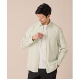 播州 ドビーストライプ フラワーシャツ | TAKEO KIKUCHI | 詳細画像39 