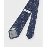 【縁起の良いネクタイ】PNJ 巴（ともえ）紋ジオメトリックネクタイ | TAKEO KIKUCHI | 詳細画像3 