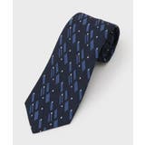 ネイビー(494) | 【縁起の良いネクタイ】PNJ 菱紋ネクタイ | TAKEO KIKUCHI