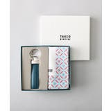 オフホワイト(103) | ハンカチキーホルダーセット | TAKEO KIKUCHI