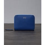 ブルー(591) | 【ソフト＆ナチュラル】ミニメッシュ レザー コインケース | TAKEO KIKUCHI