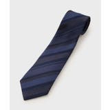 ダークネイビー(394) | 【ベストセラー/日本製】シャドーストライプ シルクネクタイ | TAKEO KIKUCHI