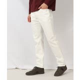 ホワイト(001) | 【日本製】ストレッチ デニムパンツ | TAKEO KIKUCHI