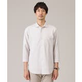 【抗菌防臭／7分袖】サッカージャージ ストライプシャツ | TAKEO KIKUCHI | 詳細画像40 