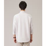 【抗菌防臭／7分袖】サッカージャージ ストライプシャツ | TAKEO KIKUCHI | 詳細画像42 