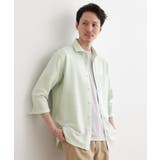 【抗菌防臭／7分袖】サッカージャージ ストライプシャツ | TAKEO KIKUCHI | 詳細画像31 