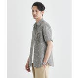 【無地・チェック・ボタニカル柄】リップル シャツ | TAKEO KIKUCHI | 詳細画像30 