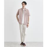 【無地・チェック・ボタニカル柄】リップル シャツ | TAKEO KIKUCHI | 詳細画像36 