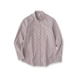 ハットモチーフ ジャカード ストライプ シャツ | TAKEO KIKUCHI | 詳細画像1 