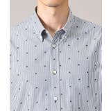 ハットモチーフ ジャカード ストライプ シャツ | TAKEO KIKUCHI | 詳細画像5 