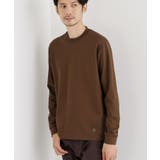 ブラウン(043) | 【抗菌防臭/ジャケット対応】テーラード 長袖Tシャツ | TAKEO KIKUCHI