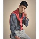 ネイビー(294) | 【抗菌防臭】サッカーギンガムチェック ボタンダウンシャツ | TAKEO KIKUCHI