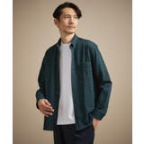 グリーン(224) | 【抗菌防臭/シーズンレス】シアサッカーギンガムチェック ストレッチシャツ | TAKEO KIKUCHI