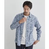 ストライプ小花 長袖シャツ | TAKEO KIKUCHI | 詳細画像20 