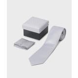 シルバー(006) | フォーマルBOX チーフ&ネクタイセット | TAKEO KIKUCHI