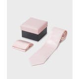 ライトピンク(070) | フォーマルBOX チーフ&ネクタイセット | TAKEO KIKUCHI