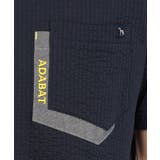 サッカーストライプ ポケットあり 半袖ポロシャツ | adabatmen | 詳細画像9