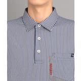 サッカーストライプ ポケットあり 半袖ポロシャツ | adabatmen | 詳細画像19