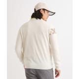 ジャカードチェック柄 長袖カシミヤセーター | adabatmen | 詳細画像2 