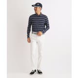 【吸湿発熱】ボーダーデザイン 長袖ハーフジッププルオーバー | adabatmen | 詳細画像7