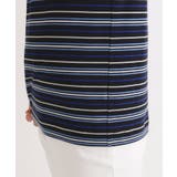 【吸湿発熱】ボーダーデザイン 長袖ハーフジッププルオーバー | adabatmen | 詳細画像16