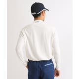 【吸湿発熱】メッセージロゴデザイン 長袖モックネックプルオーバー | adabatmen | 詳細画像1