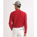 【吸湿発熱】メッセージロゴデザイン 長袖モックネックプルオーバー | adabatmen | 詳細画像7