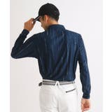 JAZZモチーフ ストライプデザイン 長袖ポロシャツ | adabatmen | 詳細画像6