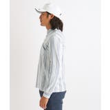 JAZZモチーフ ストライプデザイン 長袖ポロシャツ | adabatmen | 詳細画像12