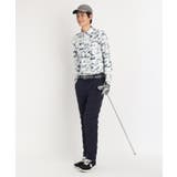 ゴルフマップデザイン 長袖ポロシャツ | adabatmen | 詳細画像3