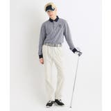 サッカーストライプ 長袖ポロシャツ | adabatmen | 詳細画像3