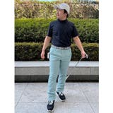 ラインデザイン 半袖モックネックプルオーバー | adabatmen | 詳細画像10