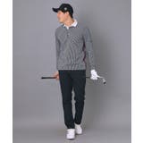 吸水速乾 サッカーストライプ長袖ポロシャツ | adabatmen | 詳細画像7