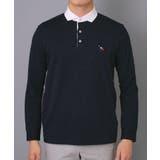 吸水速乾 サッカーストライプ長袖ポロシャツ | adabatmen | 詳細画像14