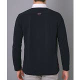 吸水速乾 サッカーストライプ長袖ポロシャツ | adabatmen | 詳細画像16