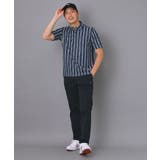 吸水速乾 UVカット ワインシャンブレーストライプポロシャツ | adabatmen | 詳細画像10